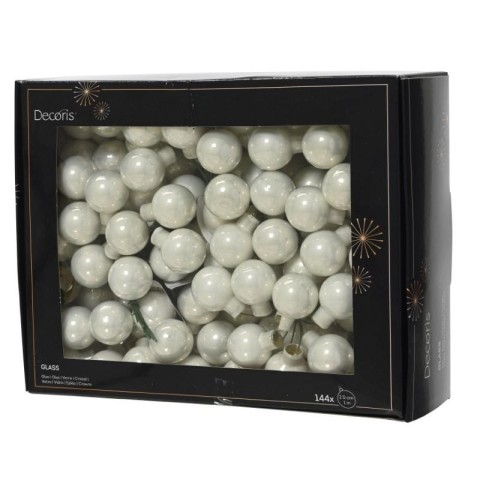 BOX 144 MINI SFERE VETRO D2.5